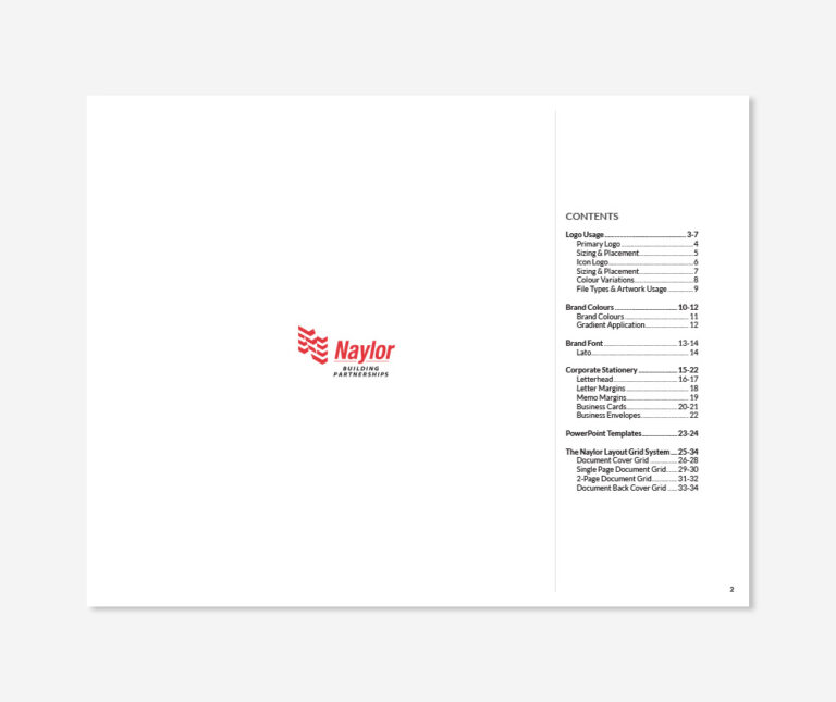 Naylor Brand Guidelines (Contents)