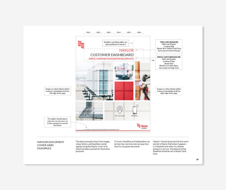 Naylor Brand Guidelines (Document Cover Grid Example)