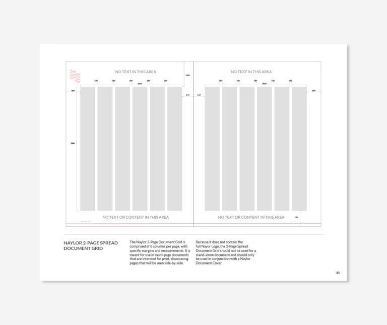 Naylor Brand Guidelines (2-Page Spread Document Grid)